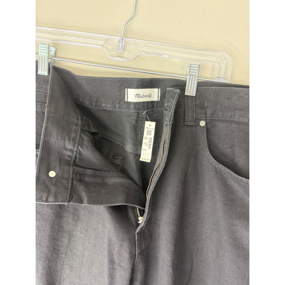 Madewell Men The Balloon Jean Black Relaxed Tapered Denim Pants NW241 Size 32 - Picture 4 of 7